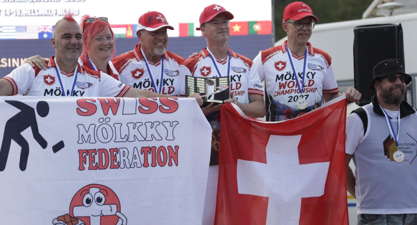 Schweiz ist Mölkky Weltmeister 2026 im Nations Cup!