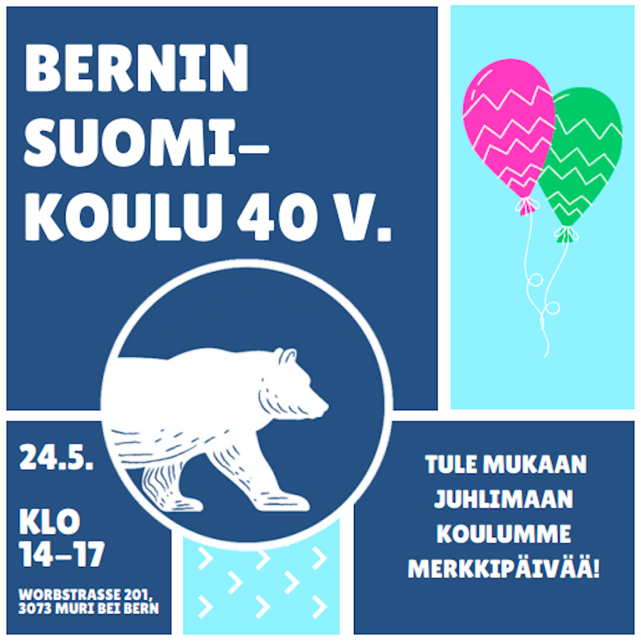 BERNIN  SUOMI- KOULU 40 V.